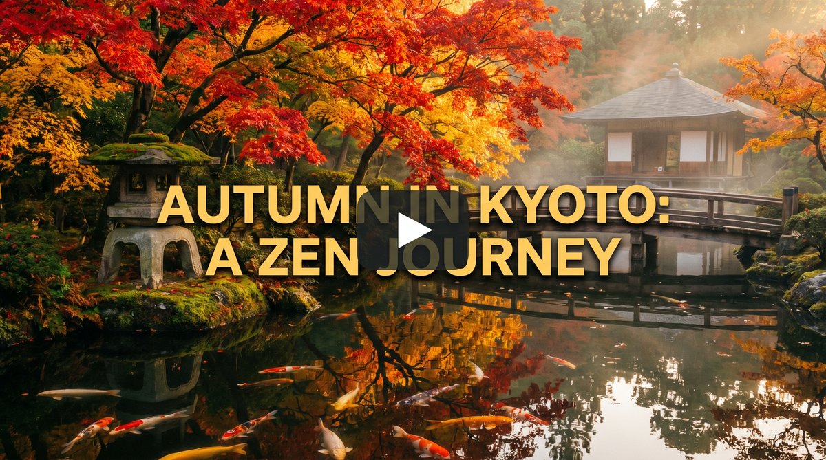 草莓视频日式庭院秋景视频